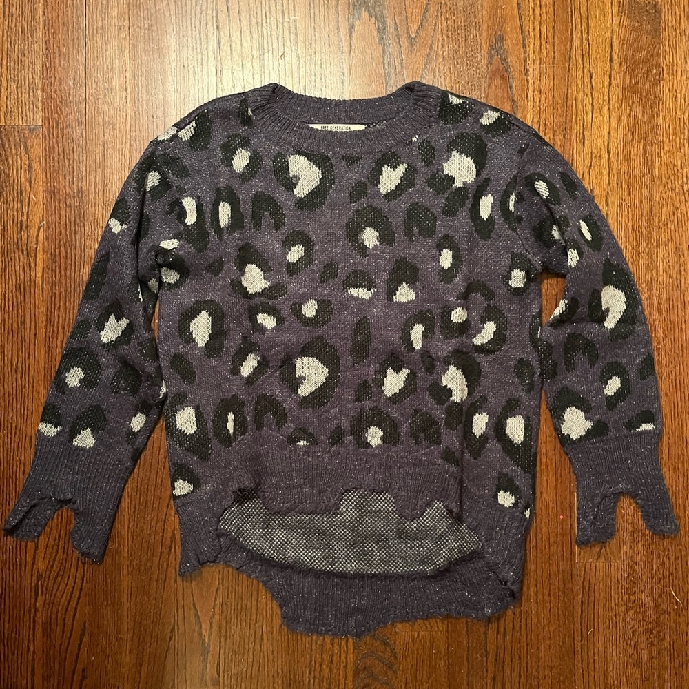 Free Generation Leopard Sweater